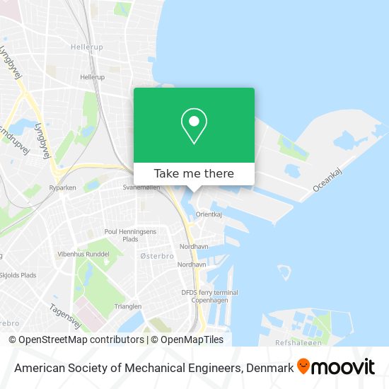 American Society of Mechanical Engineers map