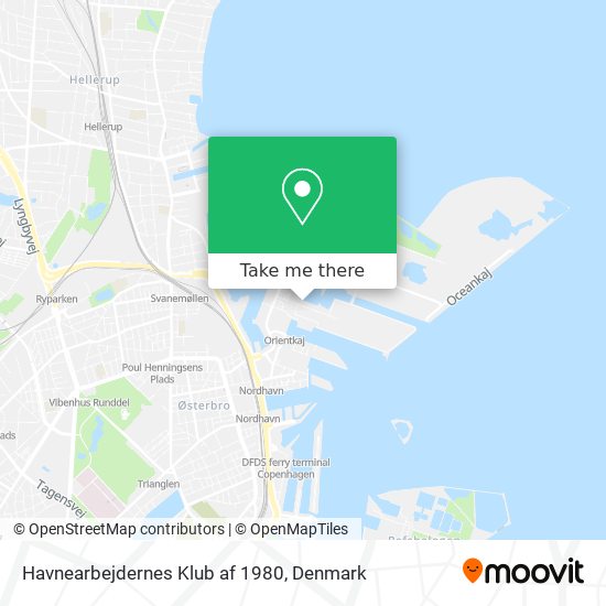 Havnearbejdernes Klub af 1980 map