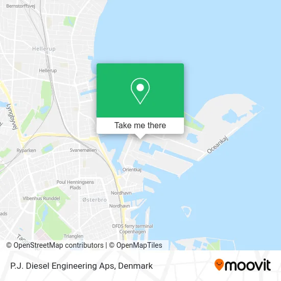 P.J. Diesel Engineering Aps map