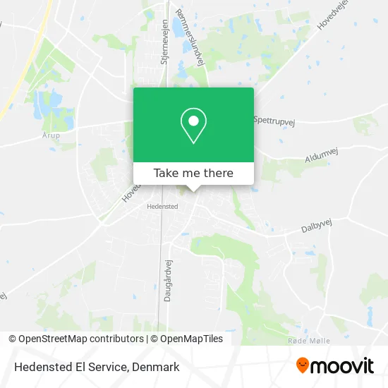 Hedensted El Service map