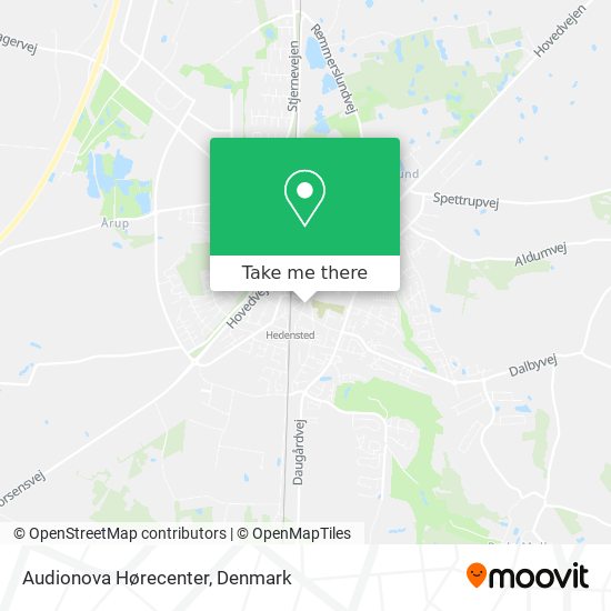 Audionova Hørecenter map
