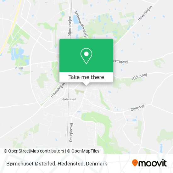 Børnehuset Østerled, Hedensted map