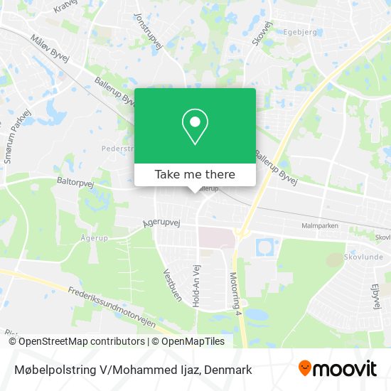 Møbelpolstring V/Mohammed Ijaz map