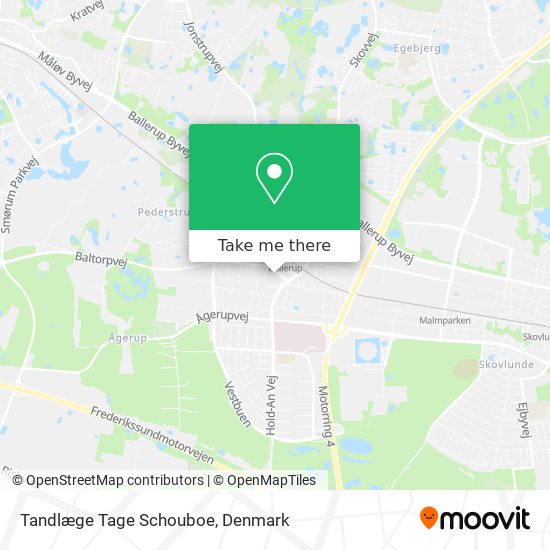 Tandlæge Tage Schouboe map