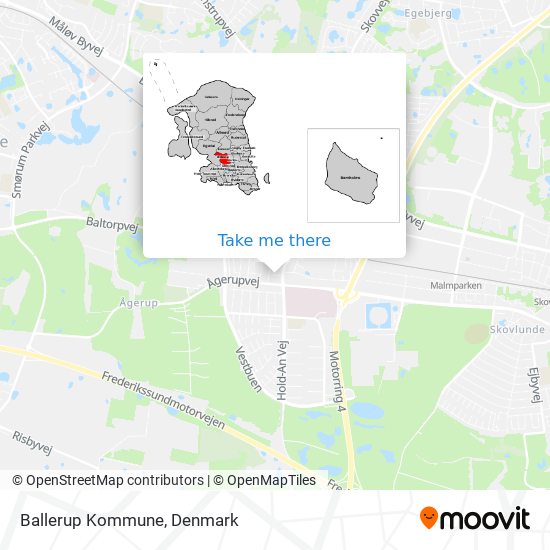 Ballerup Kommune map