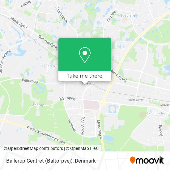 Ballerup Centret (Baltorpvej) map