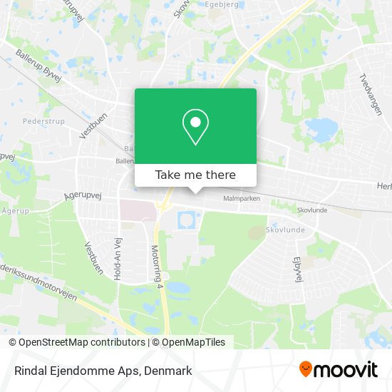 Rindal Ejendomme Aps map