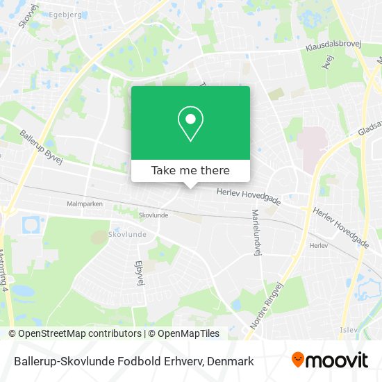 Ballerup-Skovlunde Fodbold Erhverv map