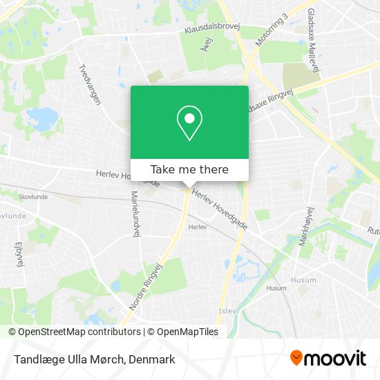 Tandlæge Ulla Mørch map