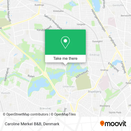 Caroline Merkel B&B map