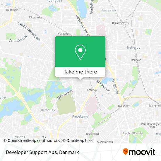 Developer Support Aps map