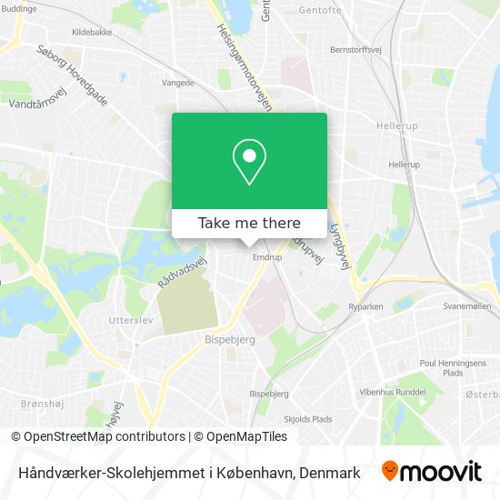 Håndværker-Skolehjemmet i København map