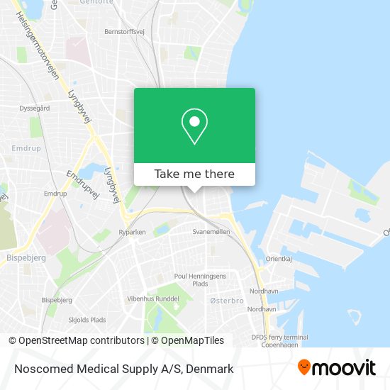 Noscomed Medical Supply A/S map