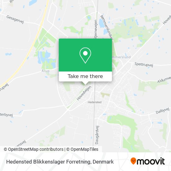 Hedensted Blikkenslager Forretning map