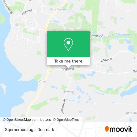 Stjernemassage map