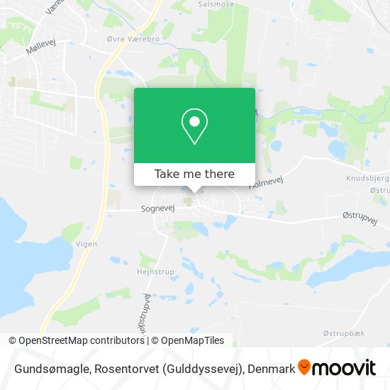 Gundsømagle, Rosentorvet (Gulddyssevej) map