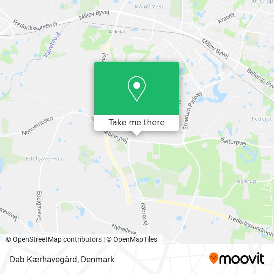 Dab Kærhavegård map