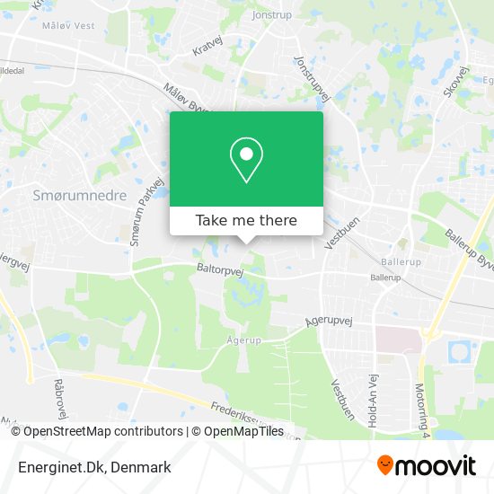 Energinet.Dk map