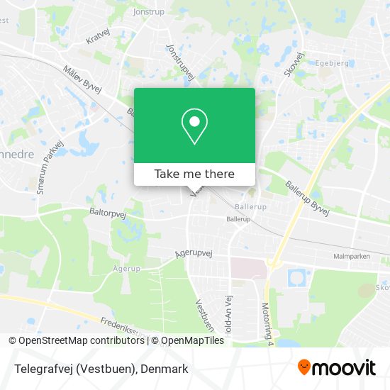 Telegrafvej (Vestbuen) map