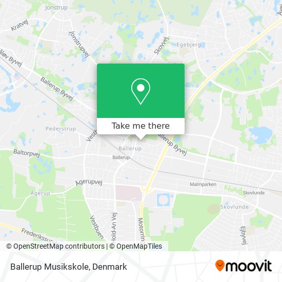 Ballerup Musikskole map