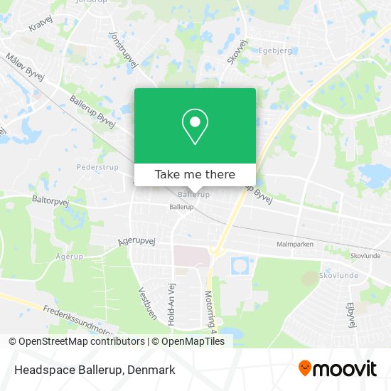 Headspace Ballerup map