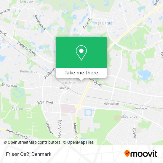 Frisør Os2 map