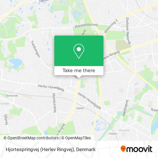 Hjortespringvej (Herlev Ringvej) map