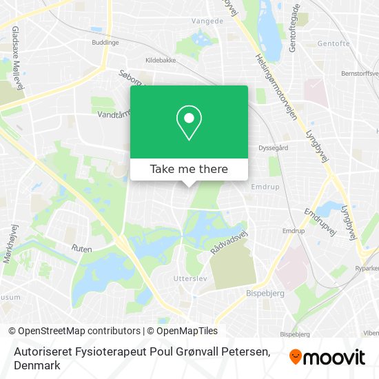 Autoriseret Fysioterapeut Poul Grønvall Petersen map