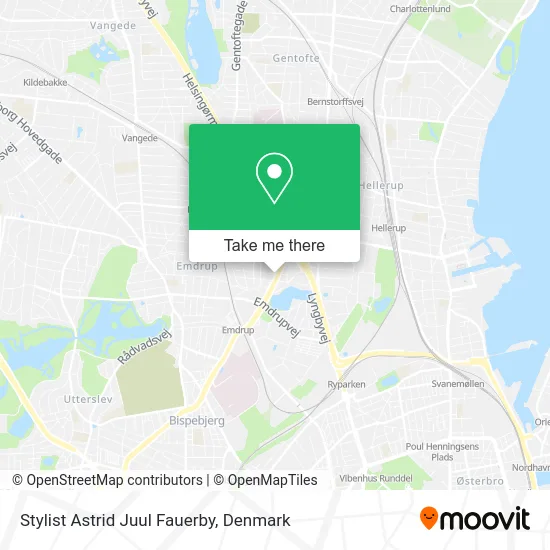 Stylist Astrid Juul Fauerby map