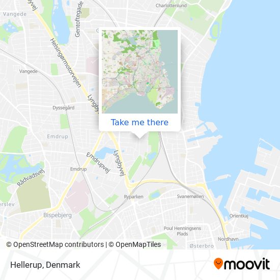 Hellerup map