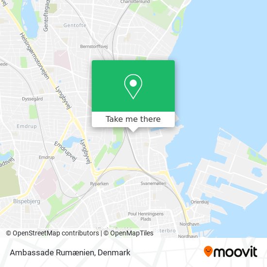 Ambassade Rumænien map