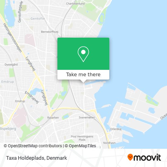 Taxa Holdeplads map