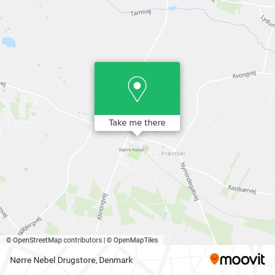 Nørre Nebel Drugstore map