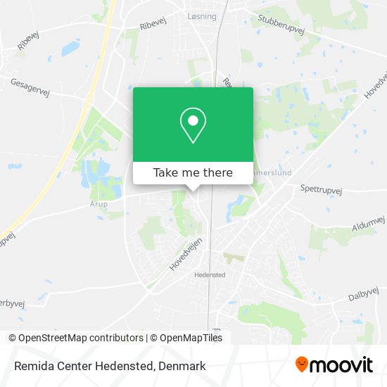 Remida Center Hedensted map