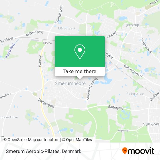 Smørum Aerobic-Pilates map