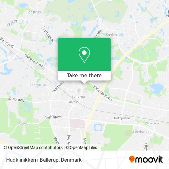 Hudklinikken i Ballerup map