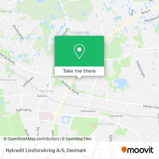 Nykredit Livsforsikring A/S map