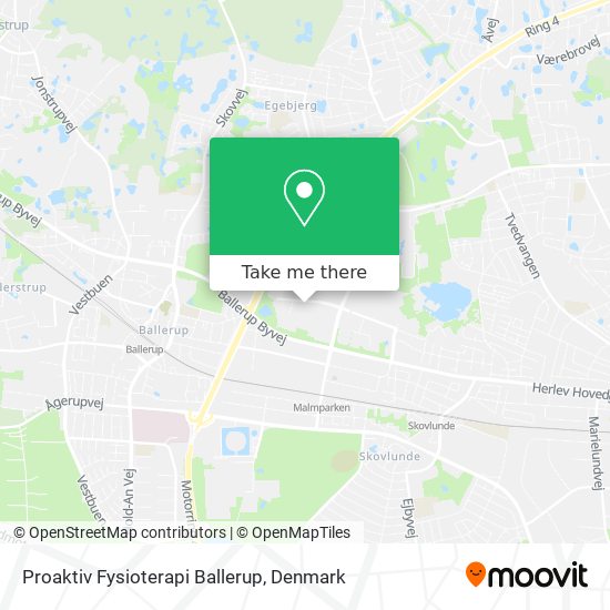 Proaktiv Fysioterapi Ballerup map