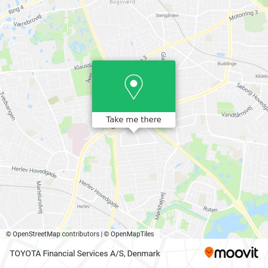 TOYOTA Financial Services A/S map