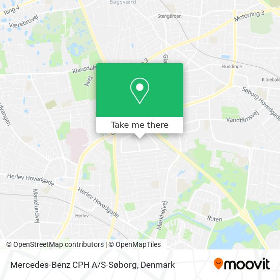 Mercedes-Benz CPH A/S-Søborg map