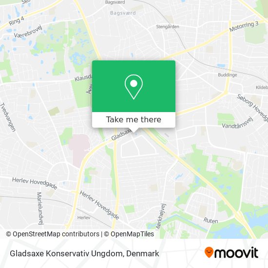 Gladsaxe Konservativ Ungdom map