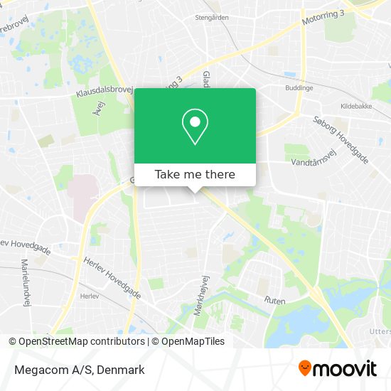 Megacom A/S map