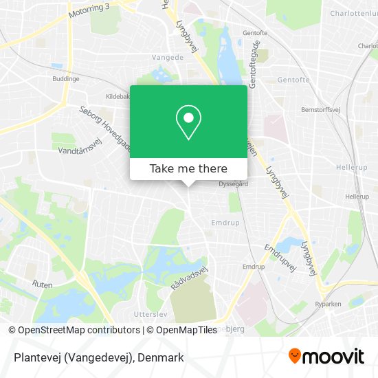 Plantevej (Vangedevej) map