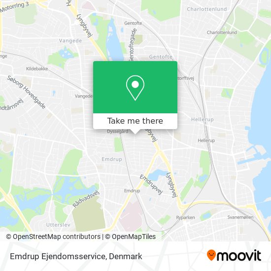 Emdrup Ejendomsservice map