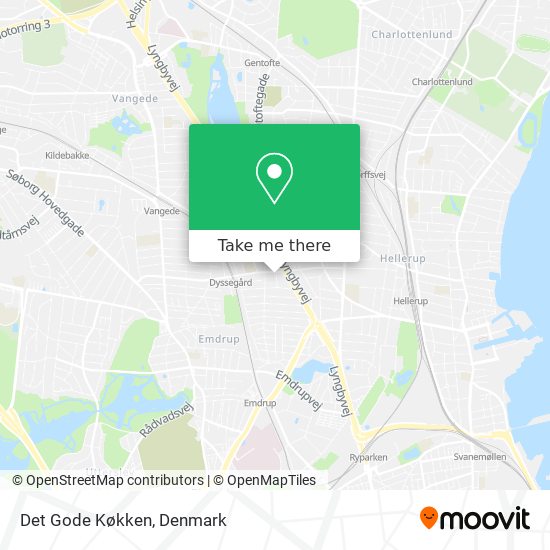 Det Gode Køkken map