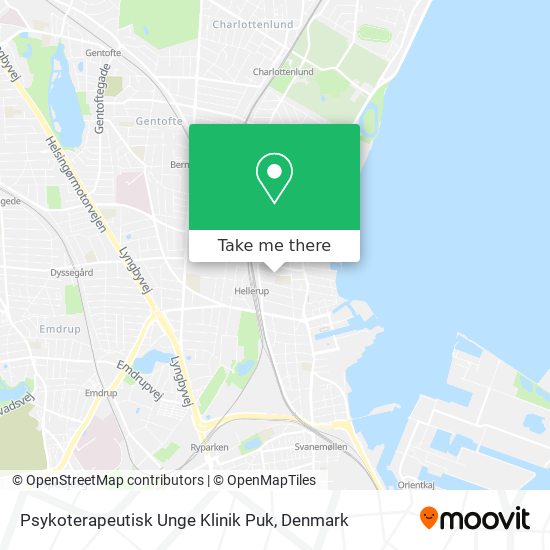 Psykoterapeutisk Unge Klinik Puk map