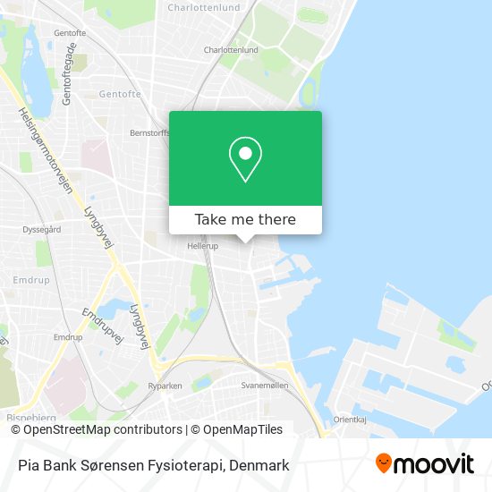 Pia Bank Sørensen Fysioterapi map