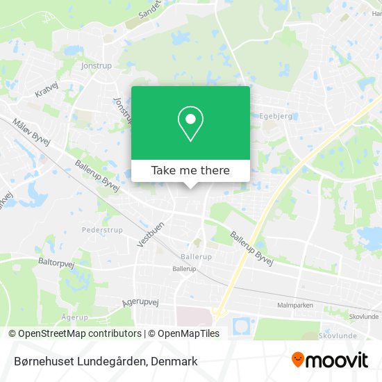 Børnehuset Lundegården map