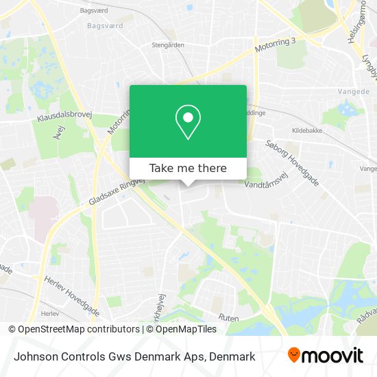 Johnson Controls Gws Denmark Aps map