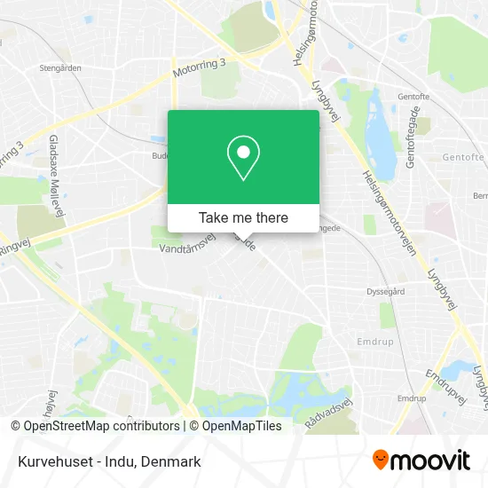 Kurvehuset - Indu map